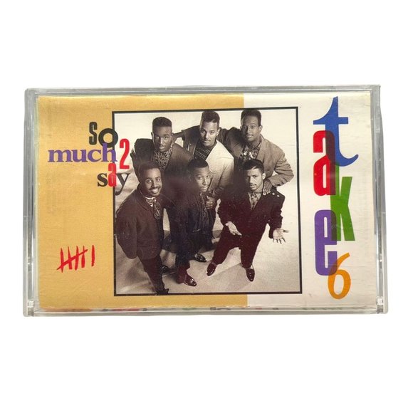 Take 6 So Much 2 Say Audio Cassette Tape 1990 Soul Funk - Picture 1 of 5